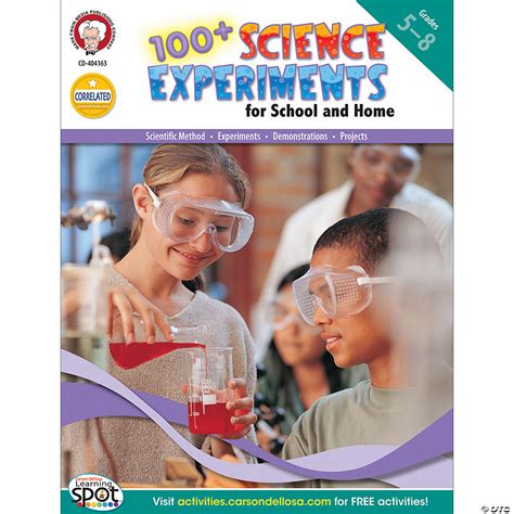 100 Science Experiments For School And Home Grades Grade School Science Experiments - Grade School Science Experiments