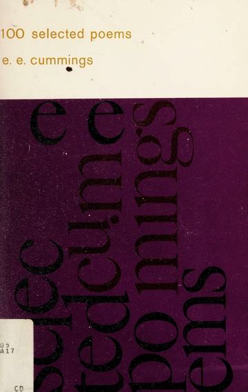 100 selected poems / by e.e. cummings - Archive