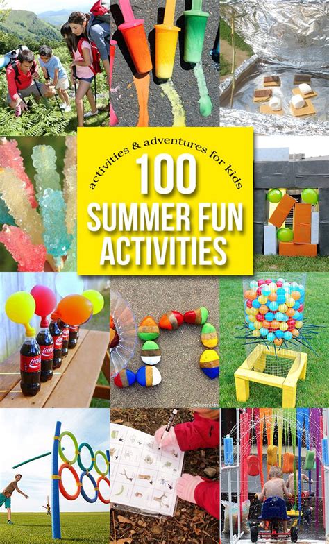 100 Summer Fun Ideas For Kids And Parents Summer Worksheet For Kids - Summer Worksheet For Kids