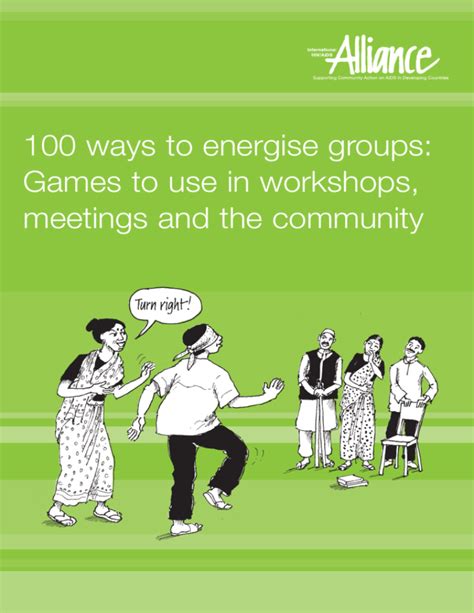 100 ways to energise groups games to use in workshops