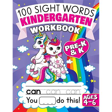 Full Download 100 Sight Words Kindergarten Workbook Ages 46 A Whimsical Learn To Read  Write Adventure Activity Book For Kids With Unicorns Mermaids  More Includes Flash Cards Sight Word Books For Kids By Big Dreams Art Supplies