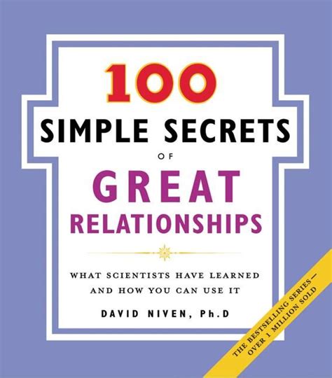 Read 100 Simple Secrets Of Great Relationships 