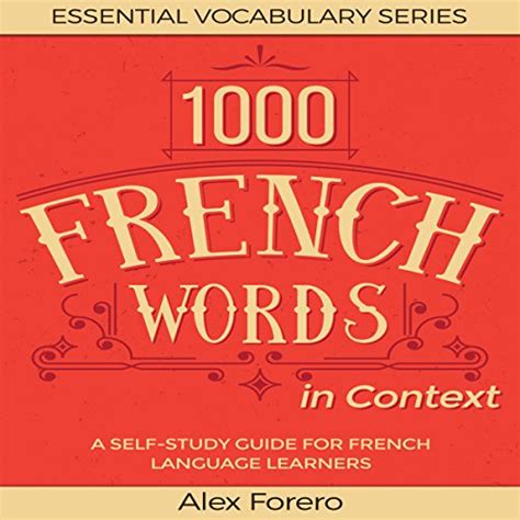 1000 french words in context a self study guide for french language learners essential vocabulary series book 2. - Denon avr 2800 av receiver service manual.