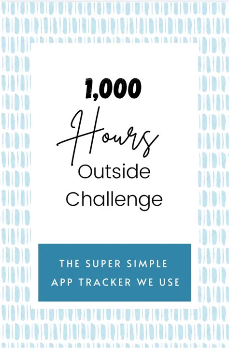 Check out our 1000 hours outside tracker selection for the very best in unique or custom, handmade pieces from our calendars & planners shops.. 1000 hours outside tracker