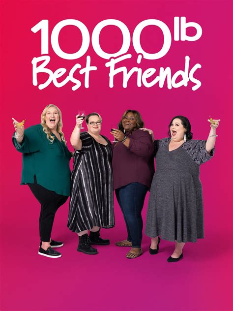 1000 lb friends. Season 1. Four larger-than-life best friends battle morbid obesity using hard work, heart and a wicked sense of humor. This girl gang has had each other's backs since high school, and they share the secrets of their crazy yo-yo diet sisterhood. 2022 8 episodes. 16+. Unscripted. Subscribe to discovery+ … 