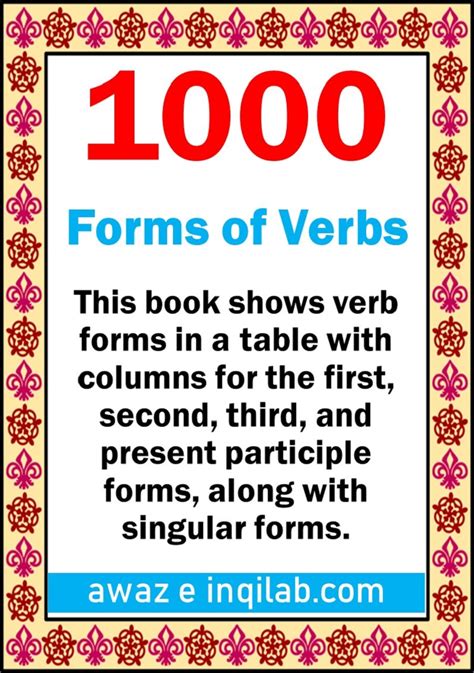 1000 Verb Forms Pdf