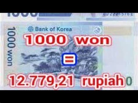 1000 won to rupiah | T gi 1 IDR KRW Chuyn i