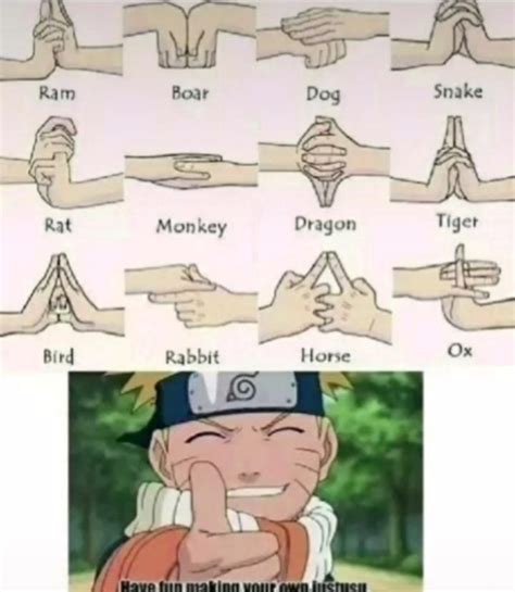 1000 years of death hand signs. 76K subscribers in the narutomemes community. For a long an happy life slap your balls every morning. 