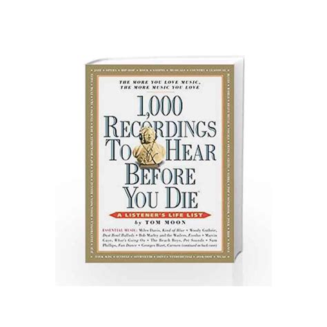 Read 1000 Recordings To Hear Before You Die 1000 Before You Die Books 