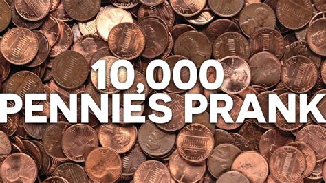 10000 In Pennies. 10,000 Copper Pennies ? to 1982. 