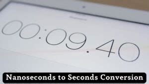 10000 nanoseconds to seconds.  Get precise results for your time calculations.  Convert between ...