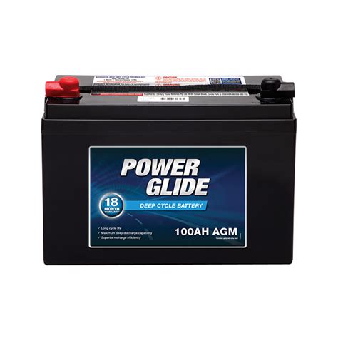 100Ah AGM Power Glide Deep Cycle Battery - Battery World