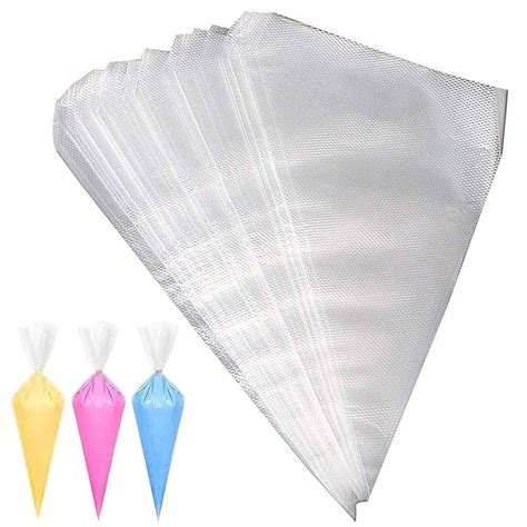 100pcs/set Disposable Pastry Bag Icing Piping Bag Cake Cupcake ... - raincitystudios.com