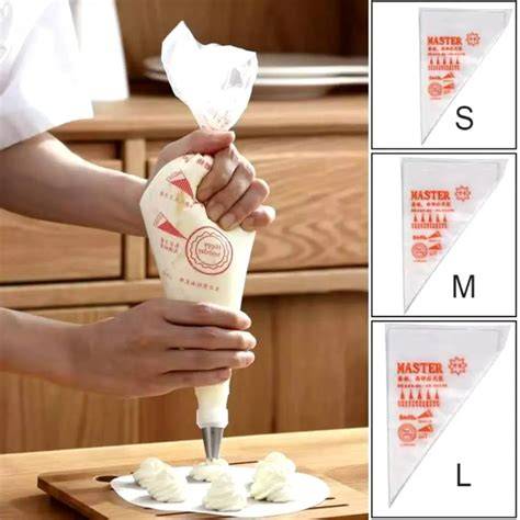 100pcs Disposable Pastry Bag Icing Piping Cake Pastry Cupcake Decor ... - raincitystudios.com