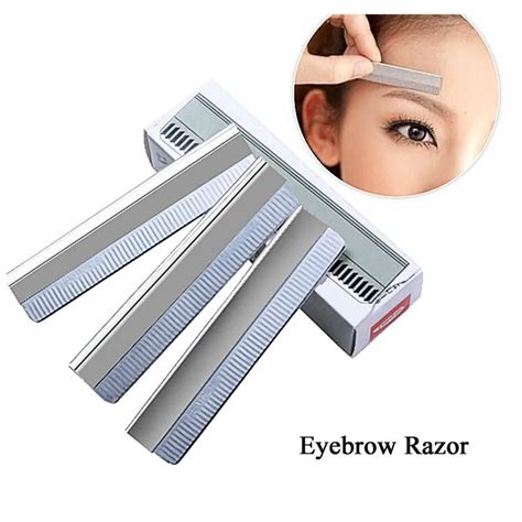 100X Eyebrow Razor Stainless Steel Microblading Brow Trimmer Shaving …