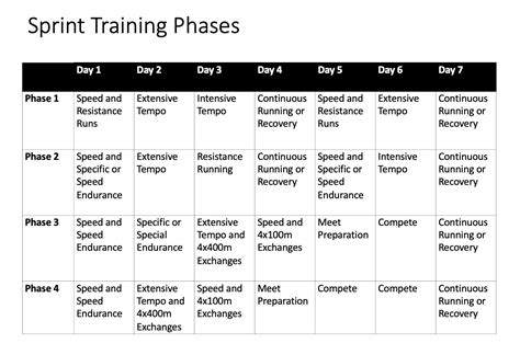 100m Sprint Training Program