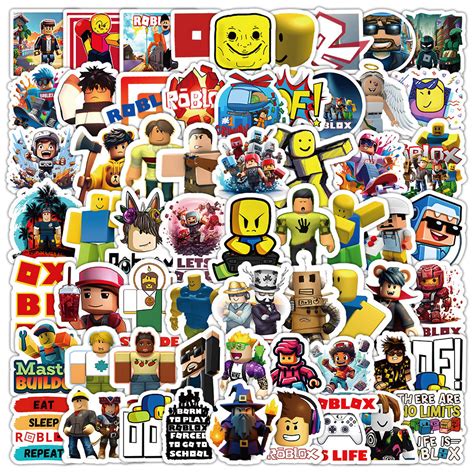100pcs Roblox Game Sticker For Phone Notebook Case Laptop Waterbottles