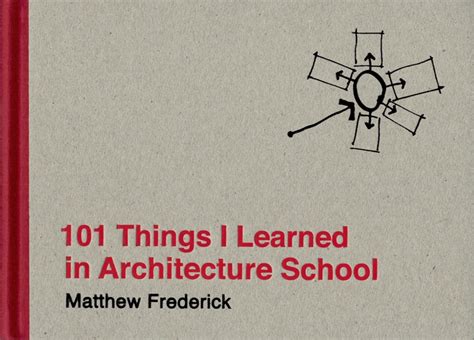 101 Things I Learned in Architecture School.