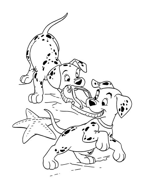 101 Dalmatians Coloring Pages 26 Free Pdf Printables Dalmation Dog Coloring Page - Dalmation Dog Coloring Page