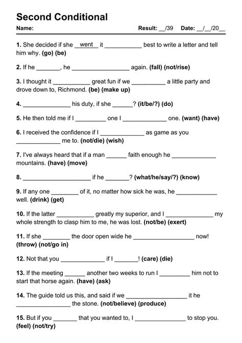 101 Printable Second Conditional Pdf Worksheets With Answers Conditional Statements Worksheet With Answers - Conditional Statements Worksheet With Answers