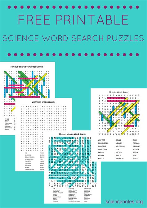 101 Science Activities Puzzles And Worksheets Printables Science Puzzles Worksheets - Science Puzzles Worksheets