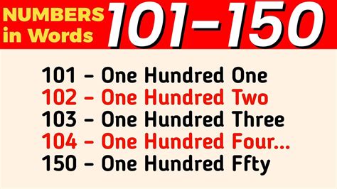 101 To 150 Numbers In Words   100 Totally Useless Facts That Are Too Entertaining - 101 To 150 Numbers In Words