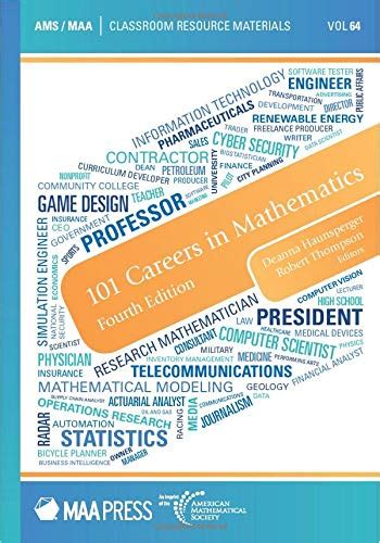 Download 101 Careers In Mathematics Third Edition Classroom Resource Materials 