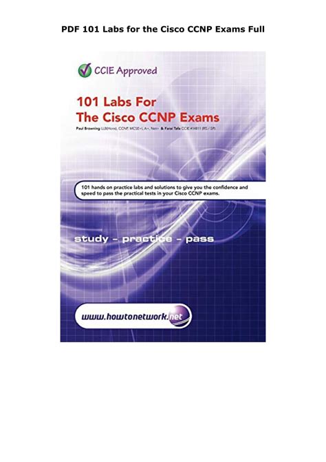 Read Online 101 Labs For The Cisco Ccnp Exams 