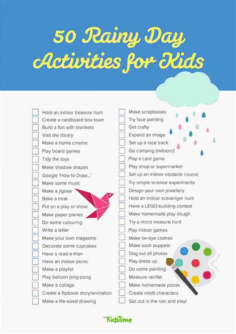 Download 101 Things For Kids To Do On A Rainy Day 