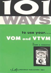 Full Download 101 Ways To Use Your Vom And Vtvm 