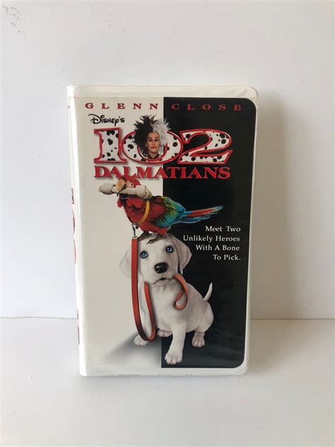 Apr 30, 2023 · Commercial for the VHS and DVD releases of the crime comedy film Disney's 102 Dalmatians from 2001.Like what you see? Buy me a coffee: https://ko-fi.com/tims... . 
