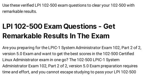 102-500 Exam