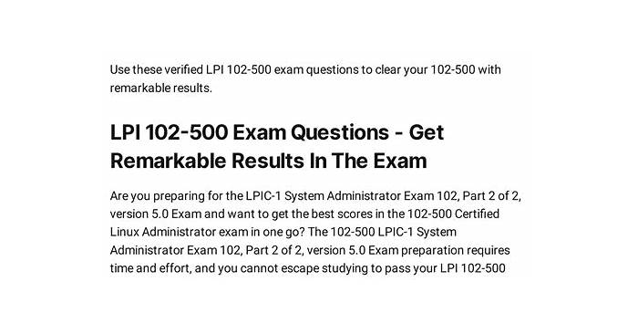 Valid 102-500 Exam Online