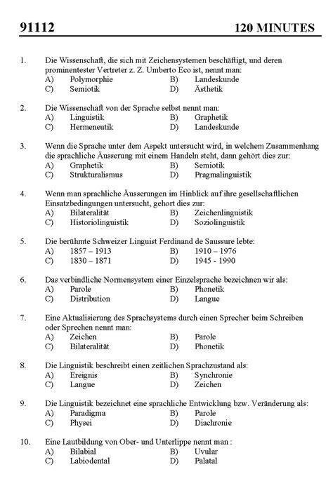 102-500-Deutsch Exam