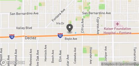 2. 10207 Poplar Ave. 8 miles. Wait Time: N/A. 8 miles (800)777-0133. California Department of Motor Vehicles 10207 Poplar Ave Fontana, CA 92335 United States.. 