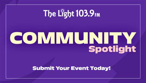103 9 The Light Community Calendar