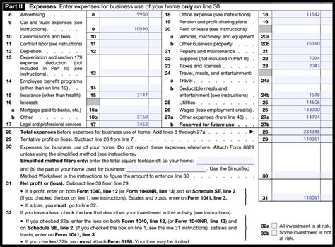 1040 - US: Total vehicle expenses not carrying to Schedule C