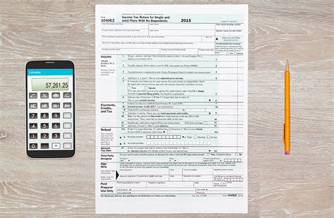 1040EZ Tax Form Calculator