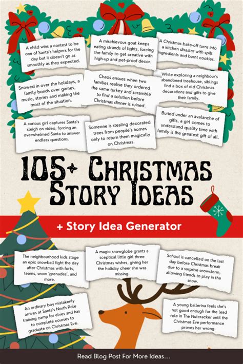 105 Christmas Story Ideas Generator Imagine Forest Creative Writing For Christmas - Creative Writing For Christmas
