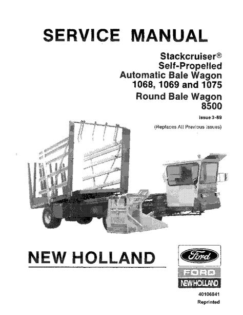 1069 new holland bale wagon repair manual. - Nouvelle étude sur la chanson d'antioche.