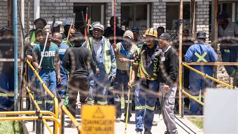 109 miners escape from gold mine in South Africa but others continue union standoff, official says
