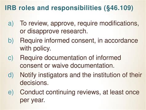 109.6a Organization Policy on IRB Actions to Disapprove Research