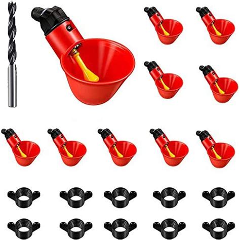 10pcs Chicken Waterer - Poultry Waterer Chicken … - raincitystudios.com