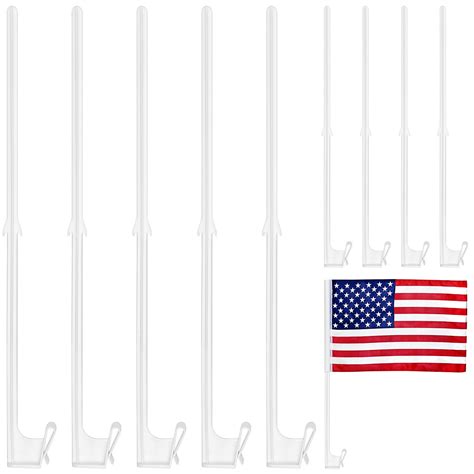 10Pcs Decorative Car Flagpoles Plastic Flag Rods Removable …