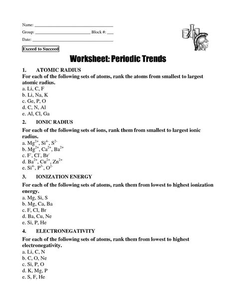 10a Periodic Trends Worksheet Chemistry Libretexts Chemistry Graphs Worksheet - Chemistry Graphs Worksheet