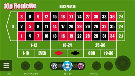 live roulette online 10p min