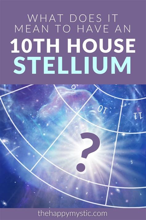 10th house stellium meaning. The Tenth House is commonly referred to as the House of Social Status. It is about the place we have attained in our social (or work/career) grouping and in society as a whole. Think status, the authority it conveys, and consequently, the role we take in our community. It also speaks to any promotions we receive, any fame we may have or will ... 