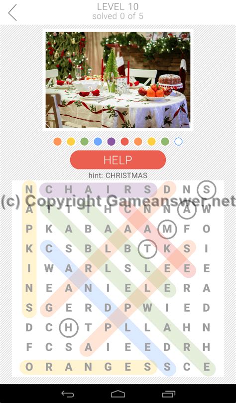 10x10 Word Search Level 18 Answers and Hints Game Answer
