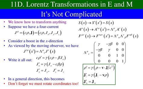 11: Lorentz Transformations - Physics LibreTexts - wintechmobiles.com
