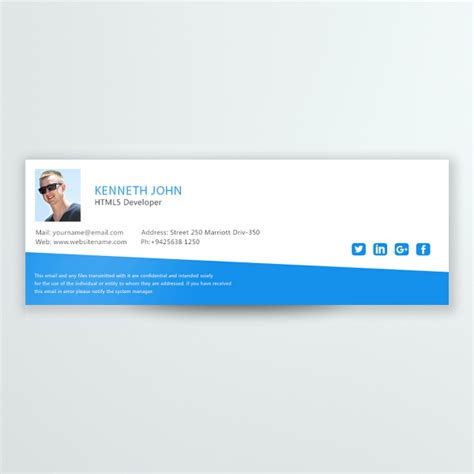 11+ Developer Email Signature Designs & Templates PSD, AI